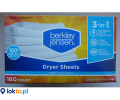 Chusteczki zapachowe do suszarki BERKLEY JENSEN