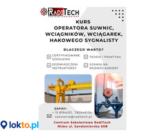 Kurs wózki widłowe, suwnice, podesty, żurawie HDS, spawanie, SEP, CNC, BHP i inne Stalowa Wola